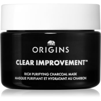 Origins Clear Improvement® Rich Purifying Charcoal Mask Masca de curățare cu cărbune - imagine 2